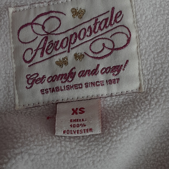 Aeropostle red fleece zip hoodie - Picture 8 of 9